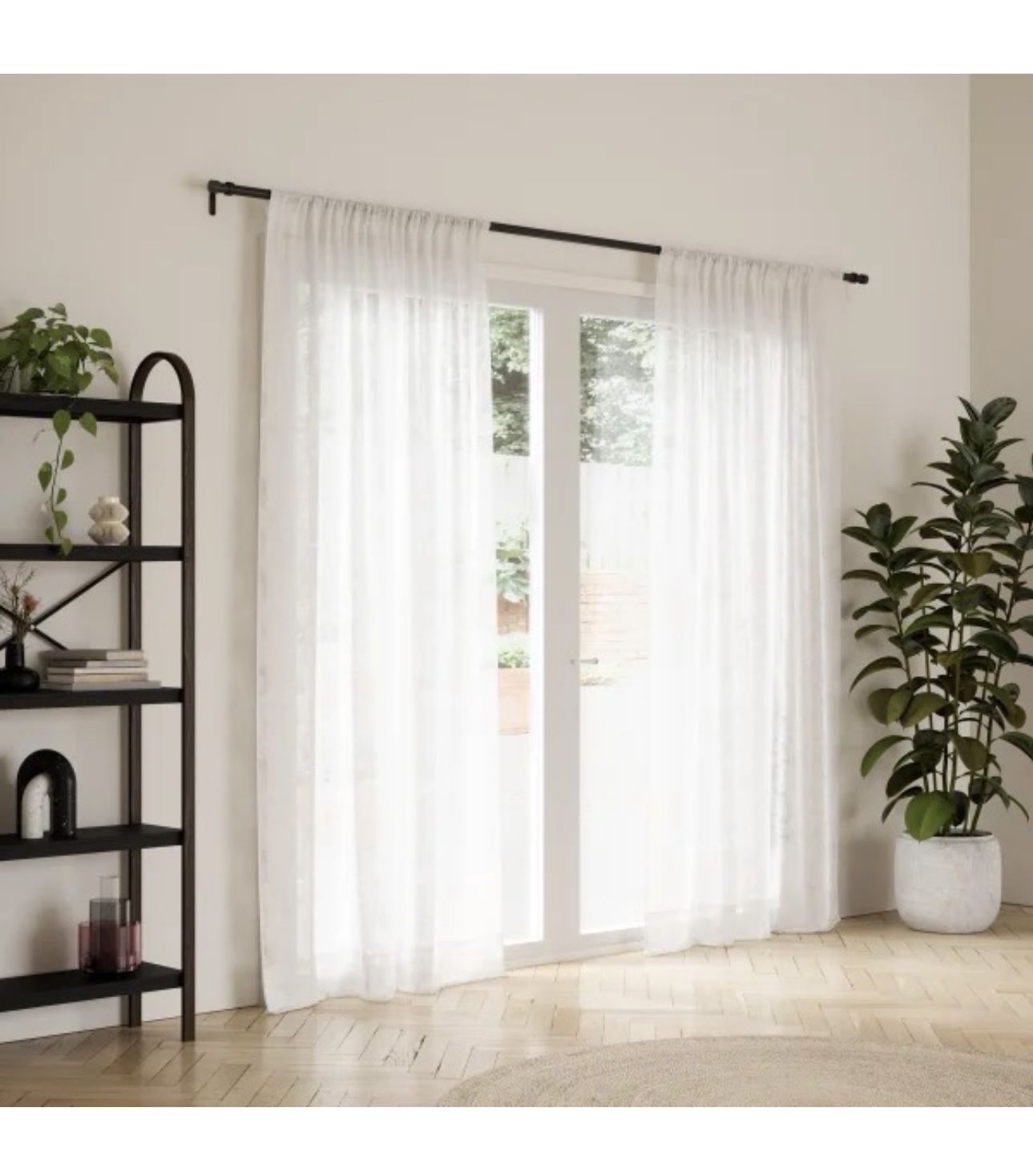 Black Curtain Rod 