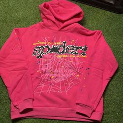 Pink Sp5der hoodie