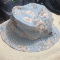 Kooringal Blue Floral Festival Bucket Hat Size L/XL