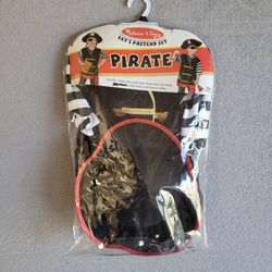 Deluxe Kids Pirate Costume Set Ages 3-6