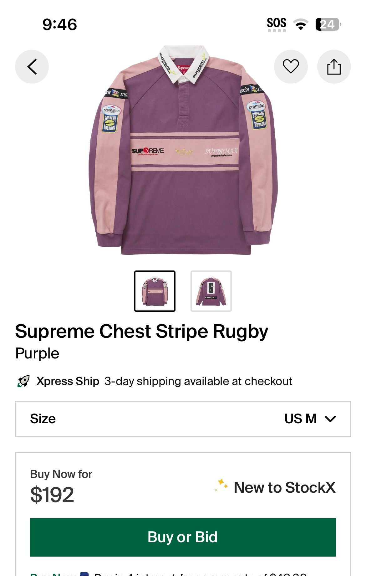 Supreme Rugby Shirt
