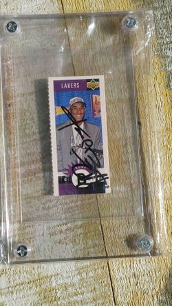 Kobe Bryant rc autographed