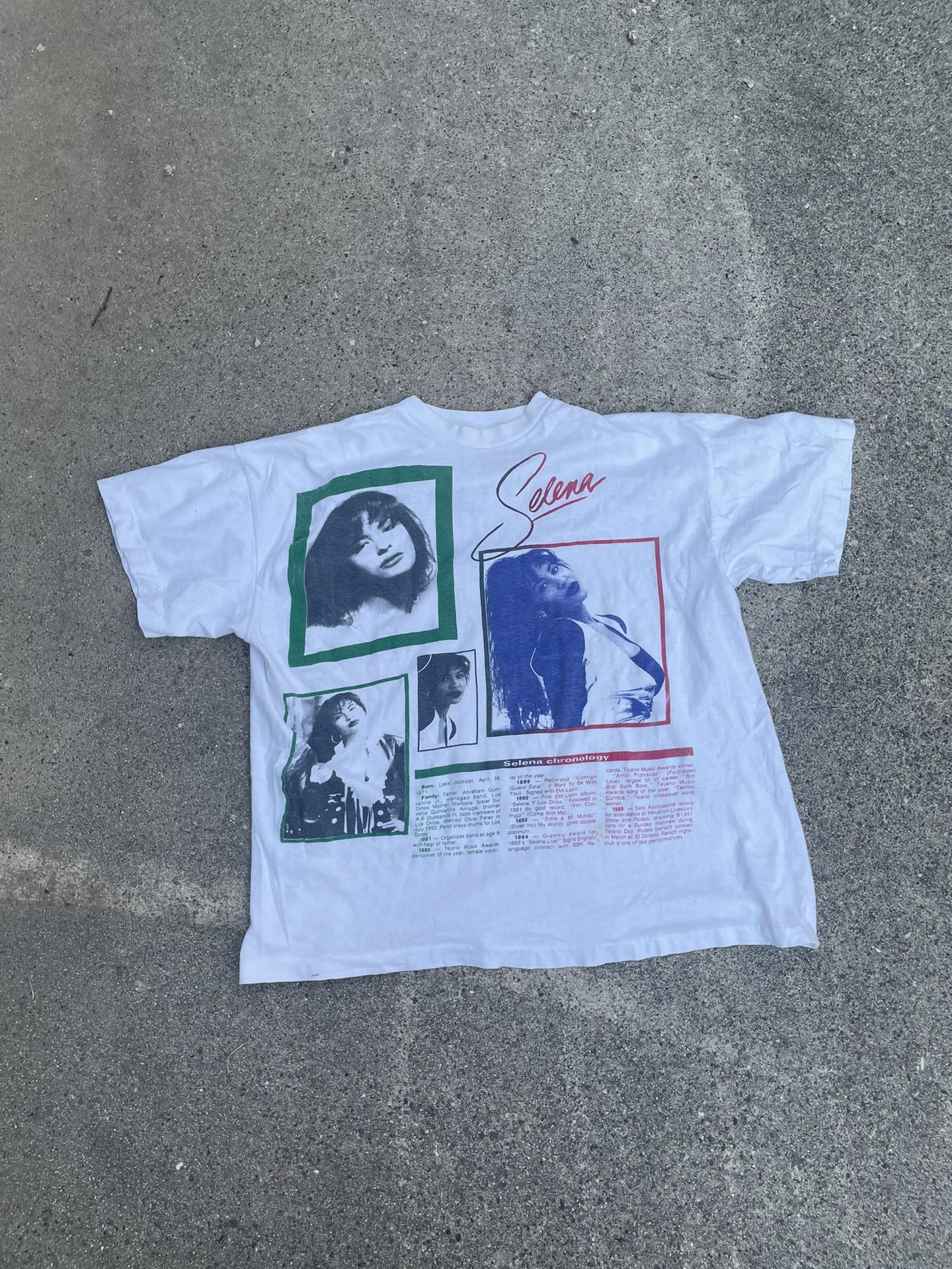Vintage Selena Music T Shirt
