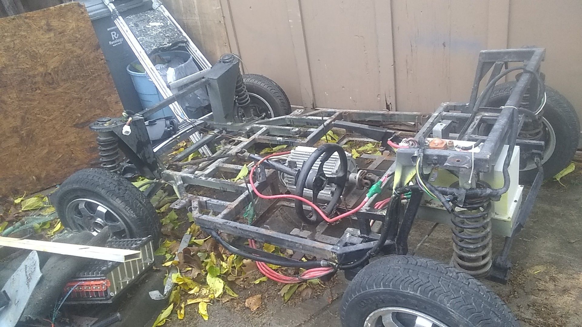 72 volt electric car frame motor controller everything except the body
