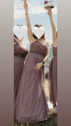 Rosalie Tulle by Revelry, Dusty Purple