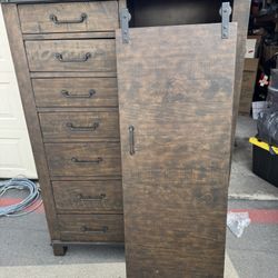 Large Dresser With Slide And Drawers
