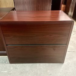 HON”FILE CABINET 2 DRAWERS LATERAL WOODEN FILE 