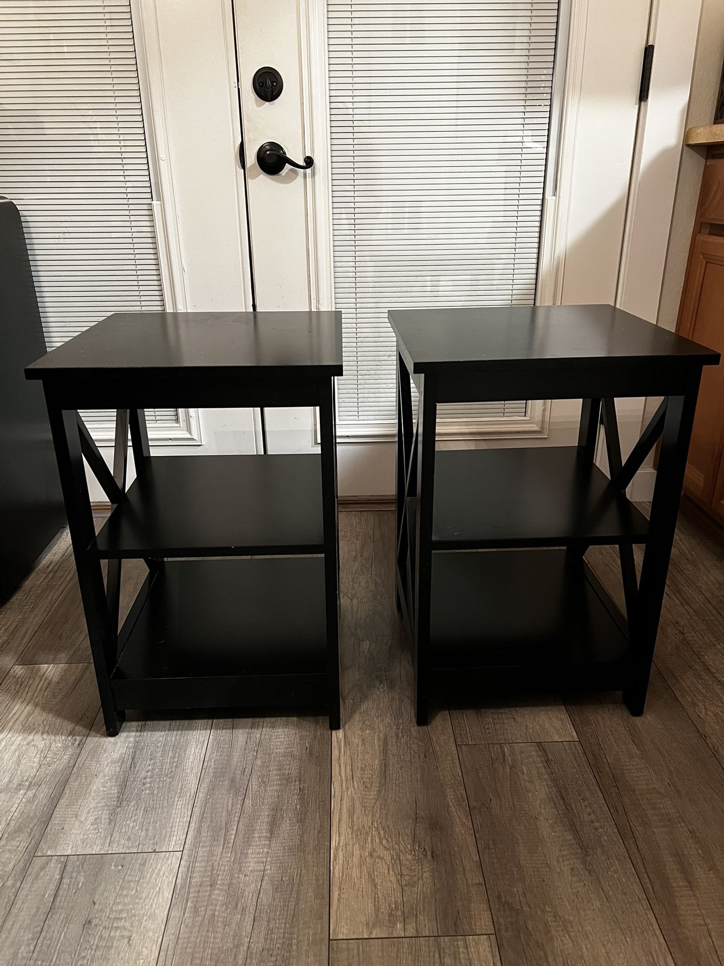 Black End Tables Set Of 2