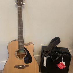 Guitar Yamaha FGX And Amp 
