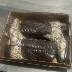 Men’s Natural Python Boots 