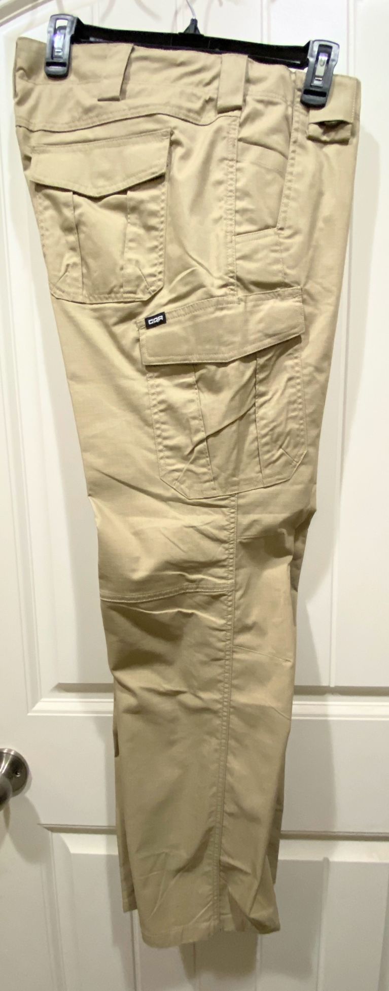 CQR Women's Flex Stretch Tactical Pants, Water Repellent Ripstop Work