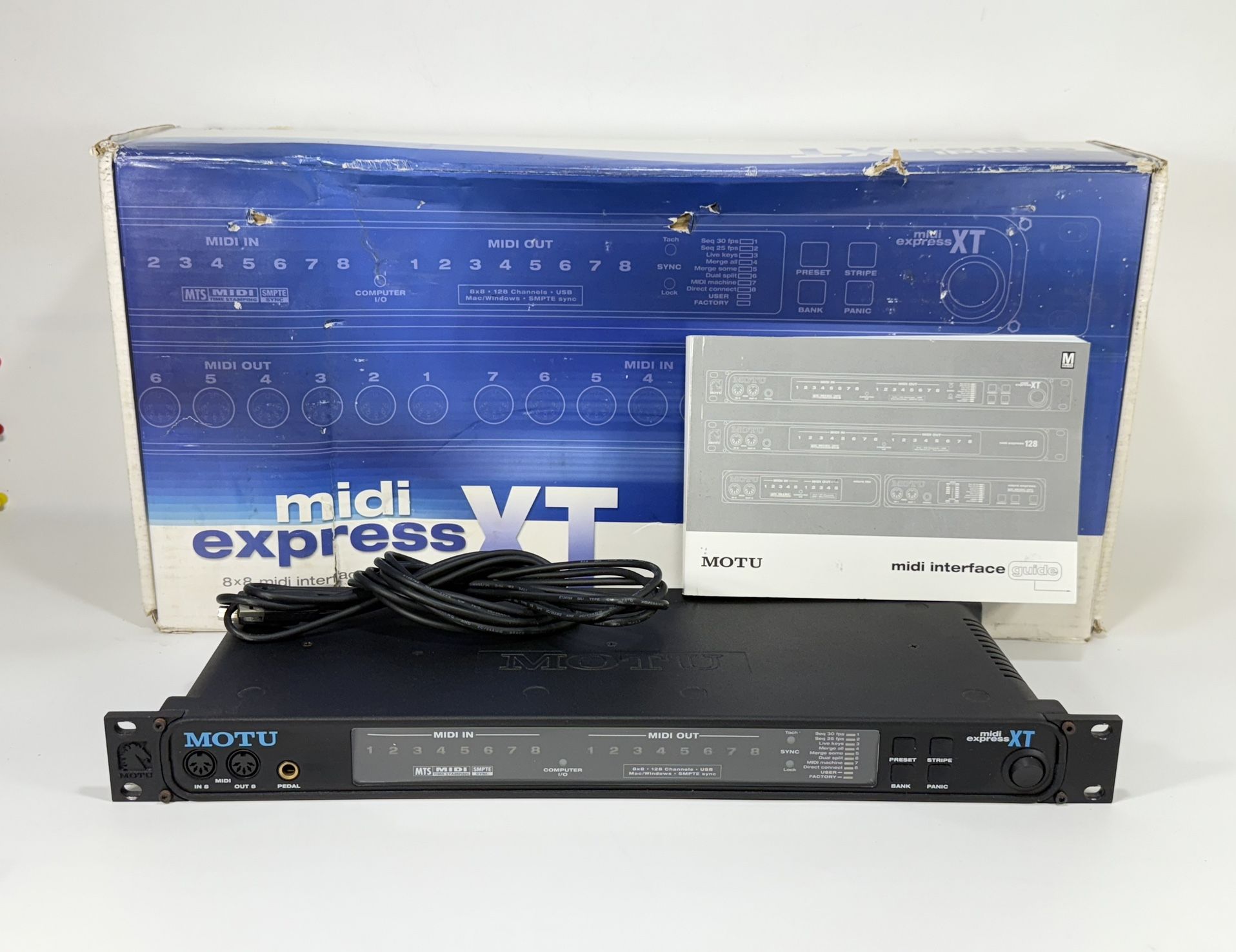 MOTU MIDI Express 128 USB MIDIインターフェース MOTU MIDI Express 128 USB MIDIインターフェース