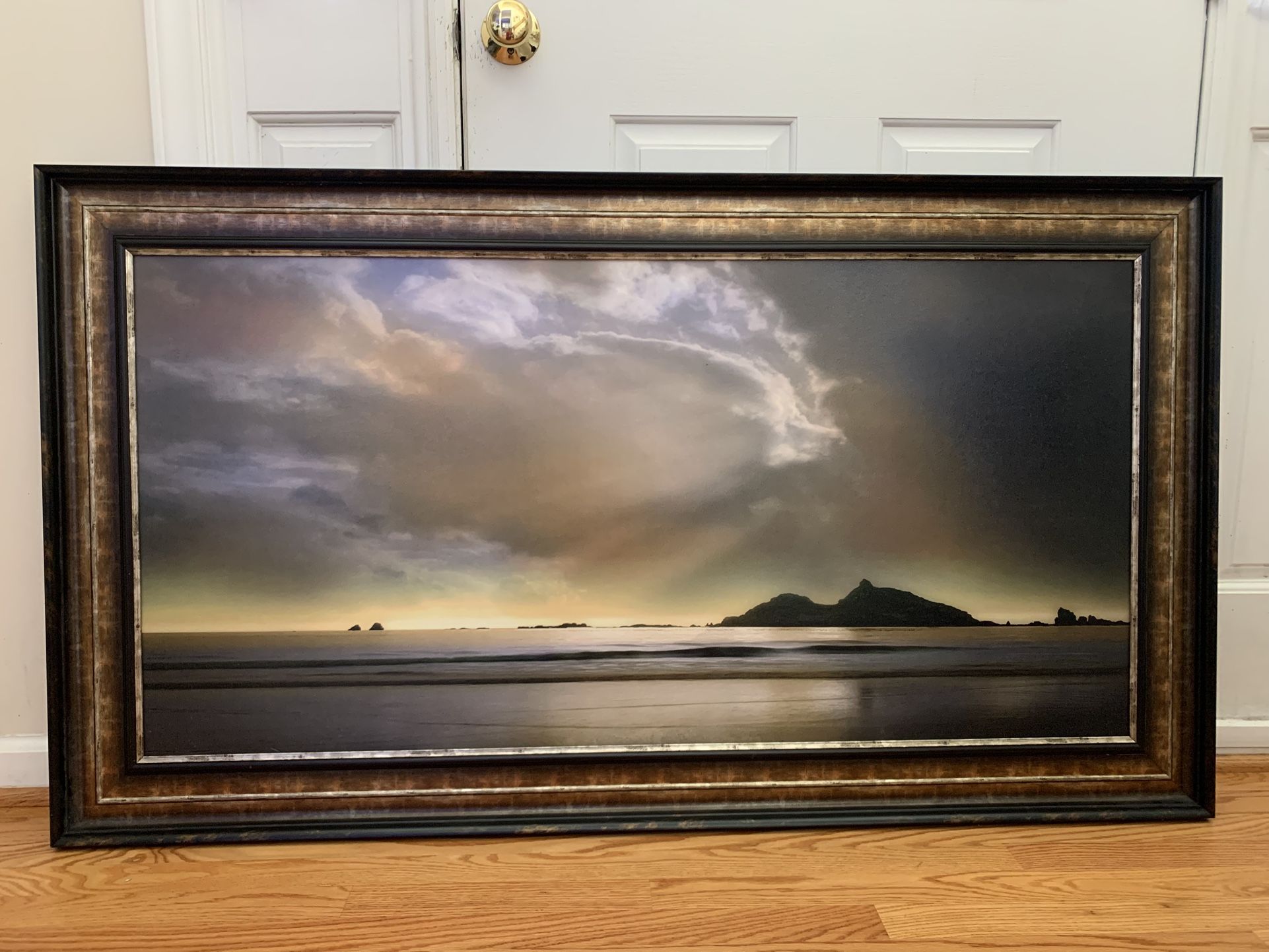 55x31 Inch Framed Canvas Print