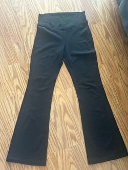 Leggings black high rise flare size 10/12 L