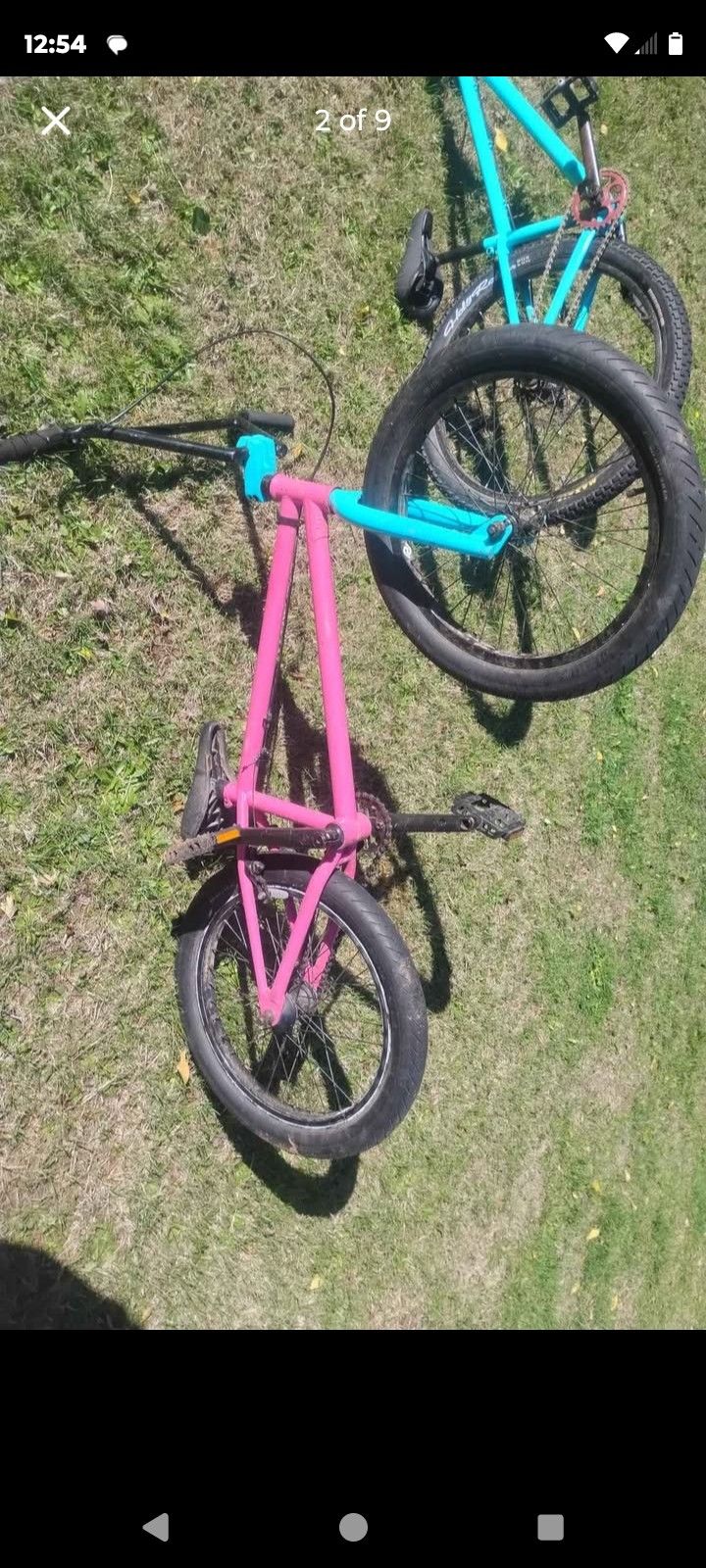 20 Inch Fit BMX Bike And A 24inch Specialized Dirt Jumper