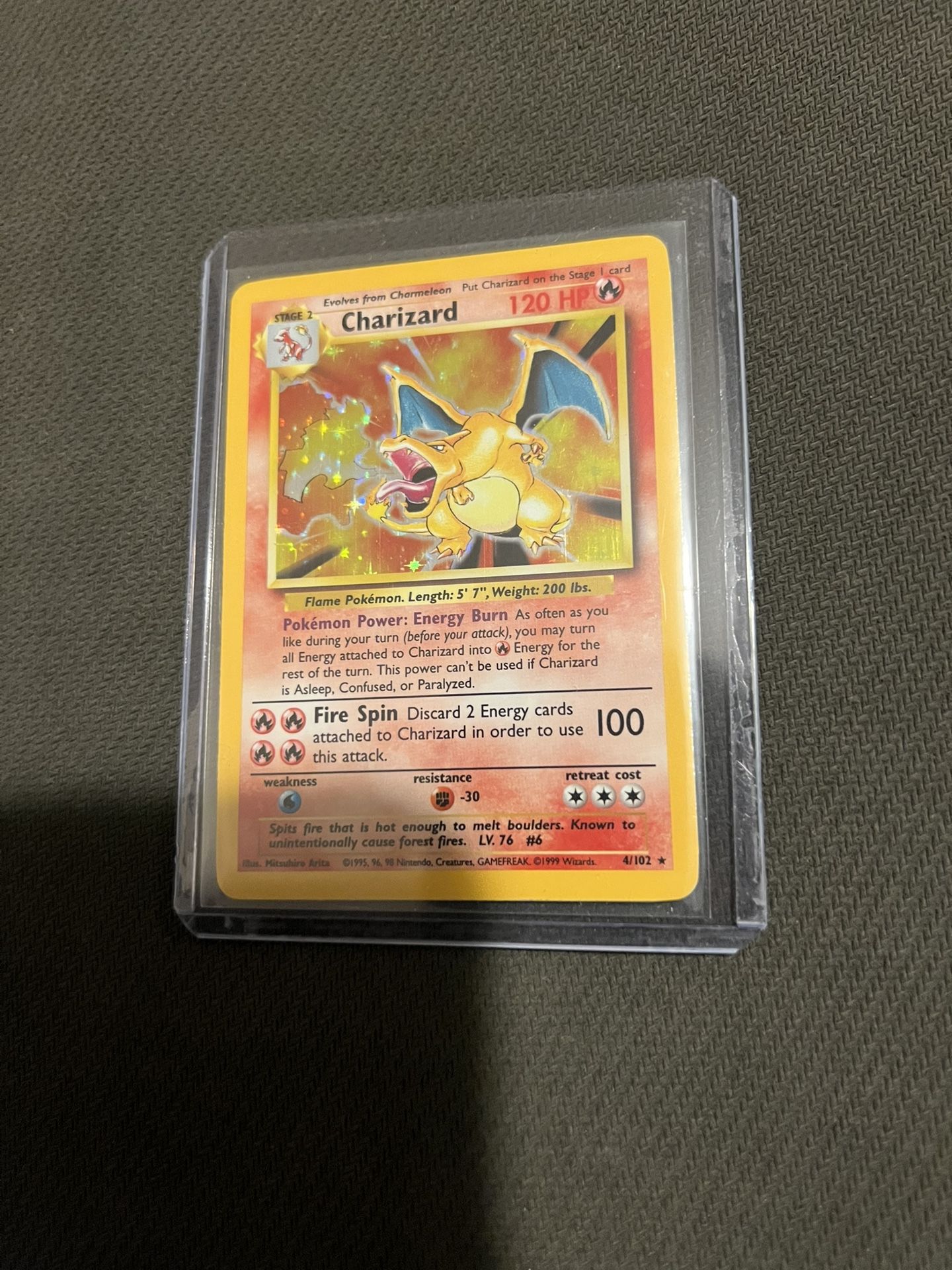 Pokemon Cards Charizard Base Set