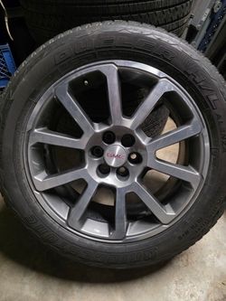 Stock GMC wheels and tires