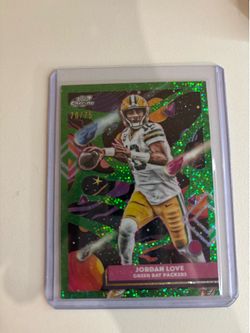 Topps Chrome Cosmic Jordan Love Green /75