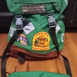 Vintage 1980s Hiking Backpack/Kettle Sack