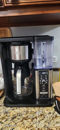 Ninja Hot & Iced Coffee Maker 6 Brew Sizes W/10 Cup Glass Carafe CM300 - Works