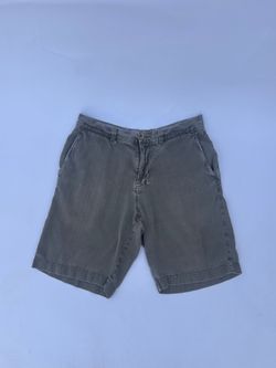 Tommy Bahama Silk Blend Shorts - Mens 30, Gray, Flat Front