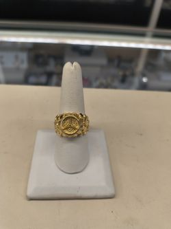 14k Solid Gold Nugget Ring 11.2 Grams Size 9 Layaway Available 10%dwon If You Interested Please Make Sure You Ask For Maribel Thank You 