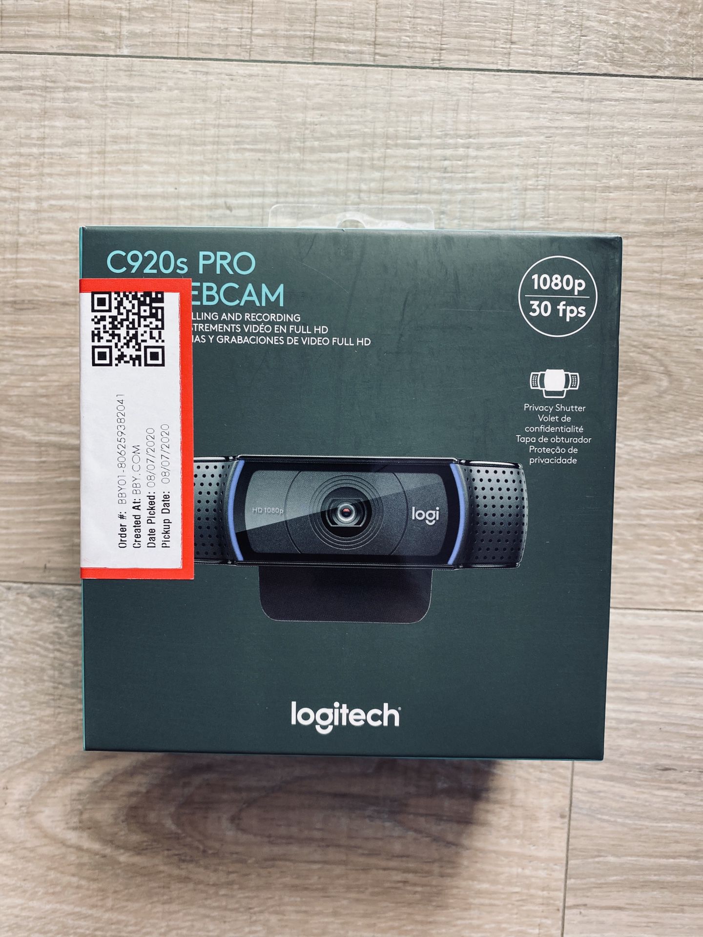 Logitech c920s Pro Webcam