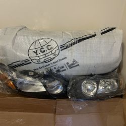 Honda Civic Front Bumper And Headlights 