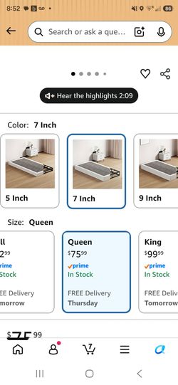 7-Inch Queen Size Box Spring