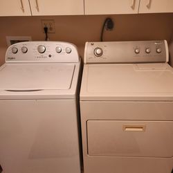 Whirlpool washer and dryer