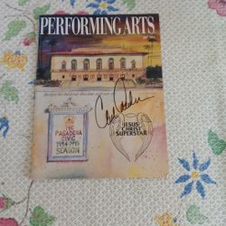 Autographed JCS Program By Carl Anderson