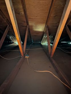 Attic Vacuum  cleaning