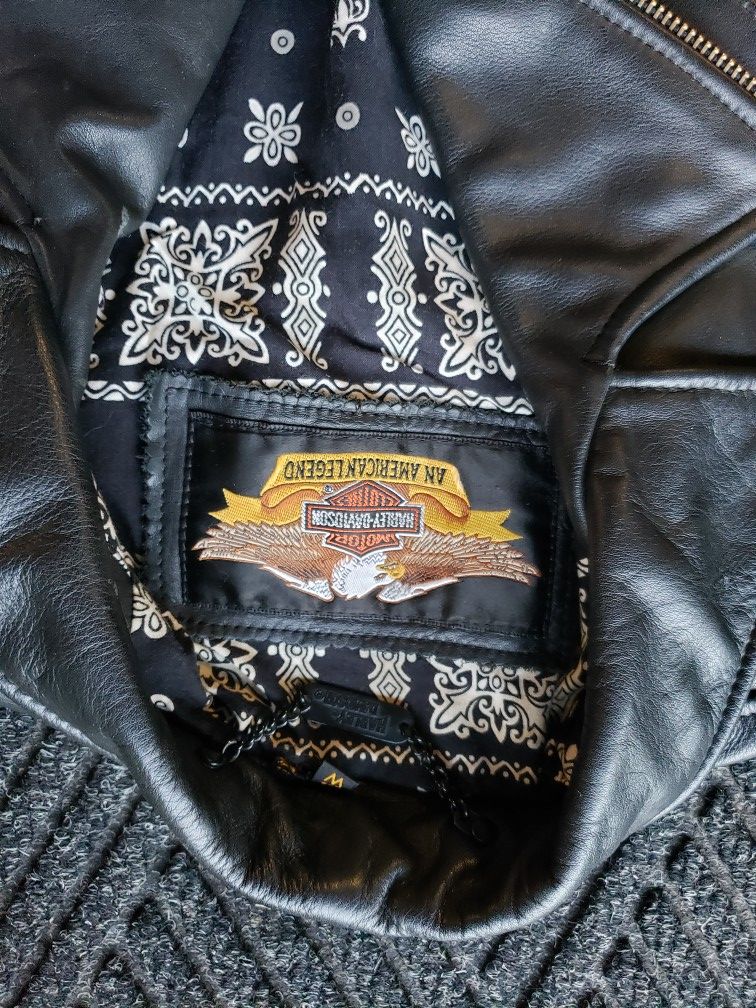 Harley Davidson vintage fringe jacket