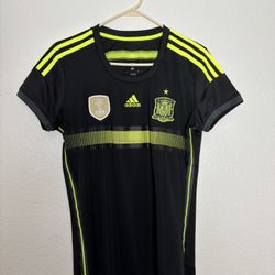 Adidas 2014 Spain Away Jersey Women’s Size L