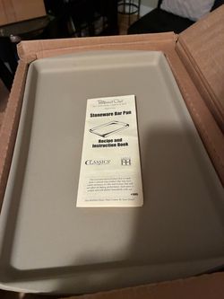 Brand New Pampered Chef Large Stoneware Bar Pan #1445 – Made in USA