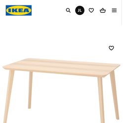 IKEA LISABO dining table 