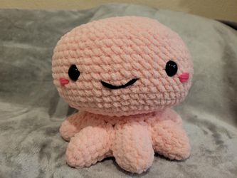 Crochet Pink Octopus