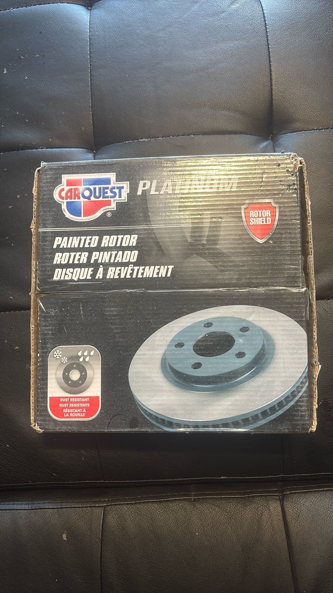 Car Quest Platinum Painted Rotors All 4 