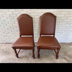 Brown Leather Chairs