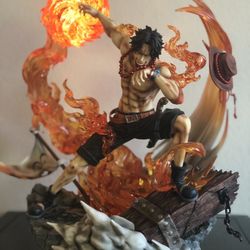 PT Studios Portagas D Ace Resin LED Statue One Piece 