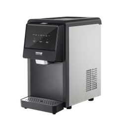 VEVOR 62 Lb. Daily Production Nugget Clear Ice Portable Ice Maker JJBTMSZB62LBSQUNUV1