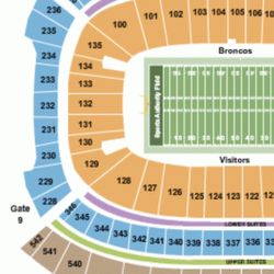 Denver Broncos 2 Tickets Sec 116 Divisional Playoff