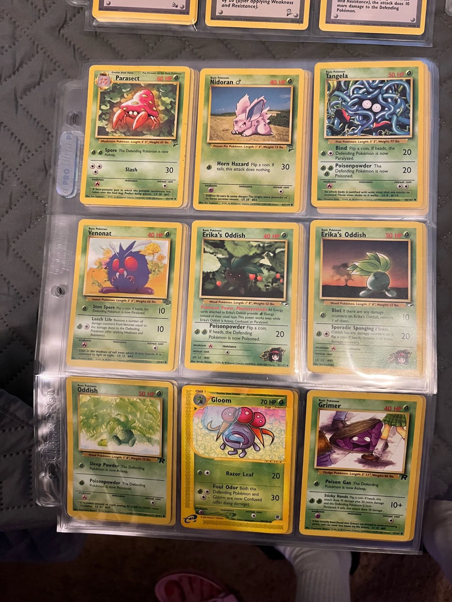 LOT of 1996 POKEMON CARDS