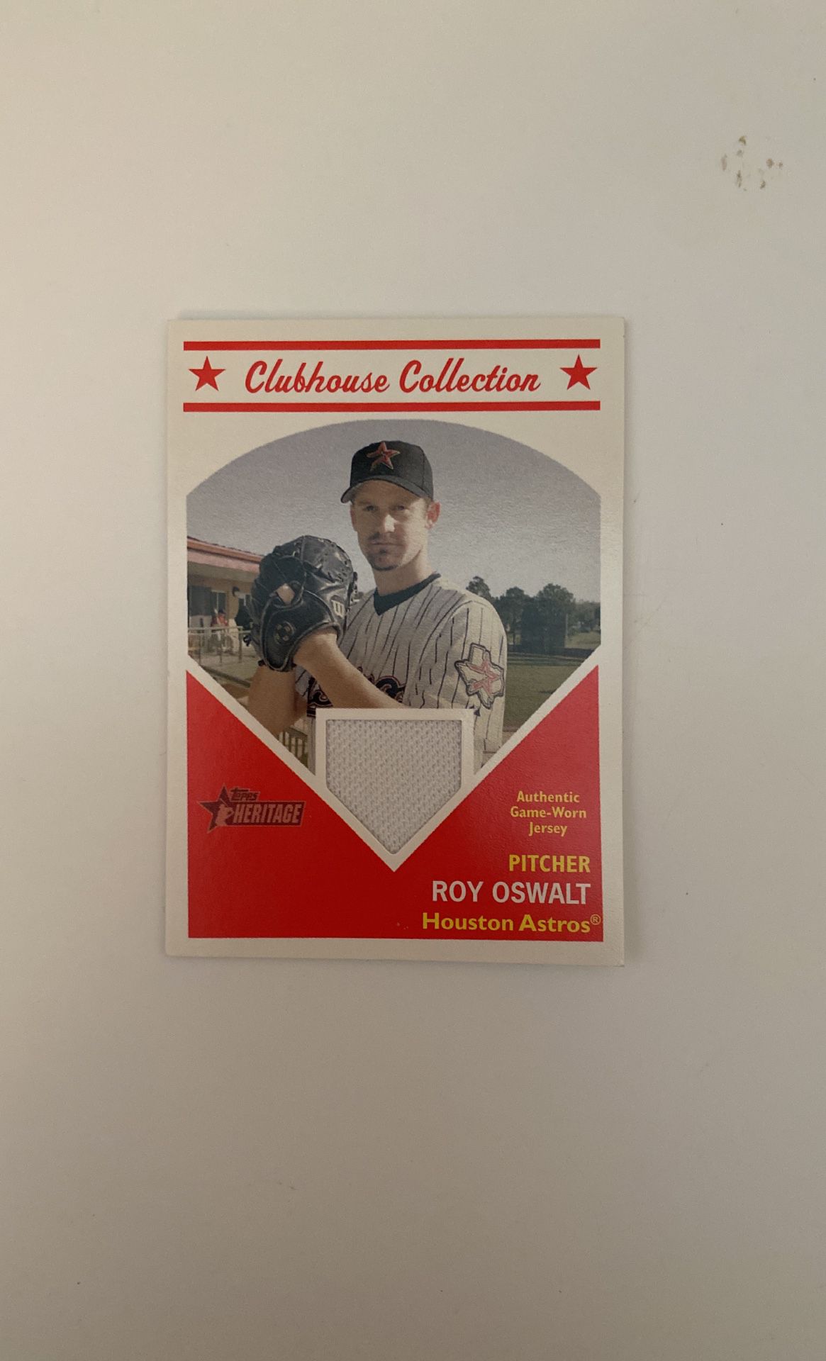 Clubhouse Collection Roy Oswald Baseball Card 