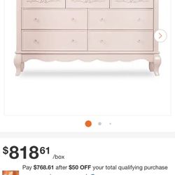 Brand New Pink Dresser 