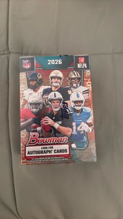 2026 Bowman football card blaster box
