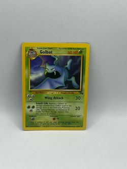 Pokemon Fossil Golbat Card #34