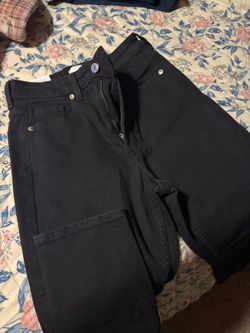 Black High-Waist Jeans with Tags H&M