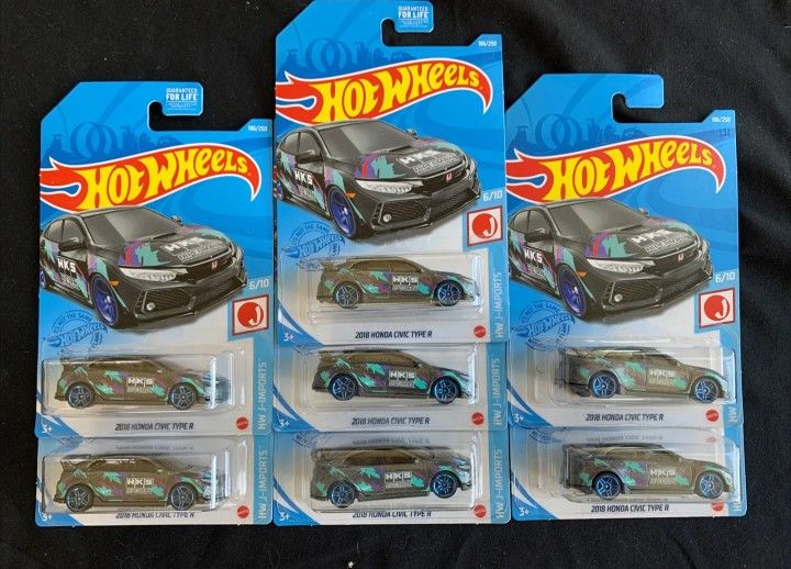 Hot Wheels-' Honda Civic Type R HKS'