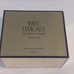 Elizabeth Taylor White Diamonds 1 oz Perfume Numbered Limited Edition #2891/3000